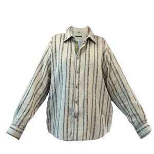 Visconti Men’s Button Up Dress Shirt | 2-Ply Mercerized Cotton | Size XL